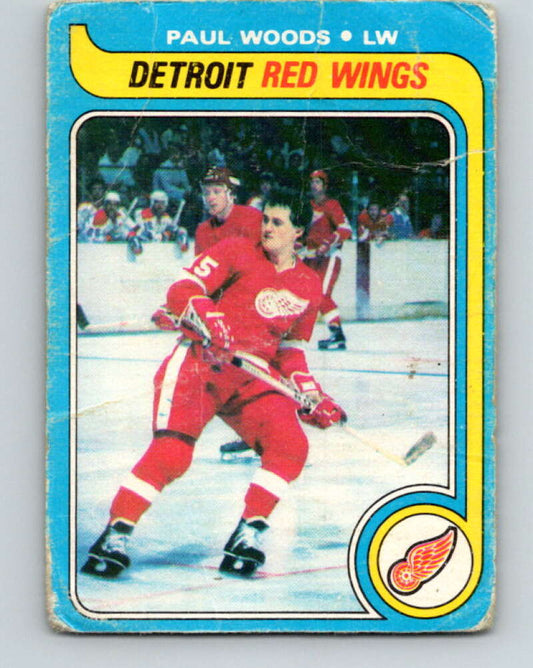 1979-80 O-Pee-Chee #48 Paul Woods  Detroit Red Wings  V17182
