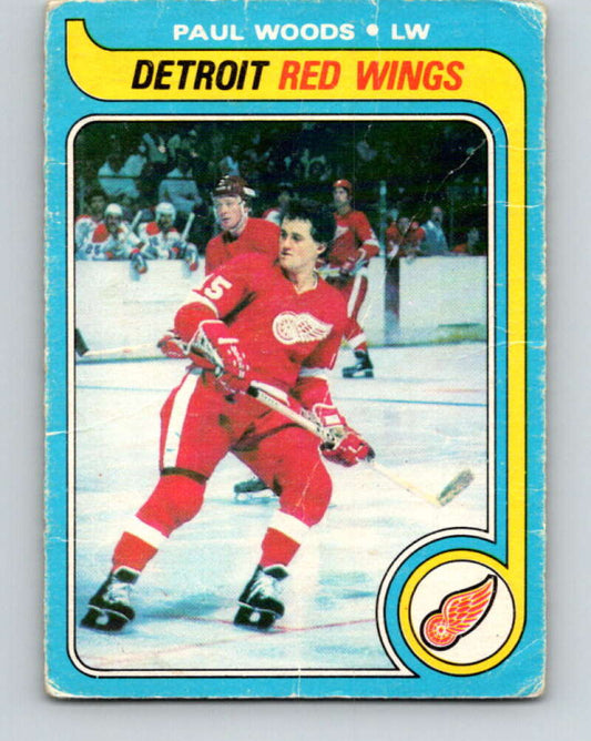 1979-80 O-Pee-Chee #48 Paul Woods  Detroit Red Wings  V17185