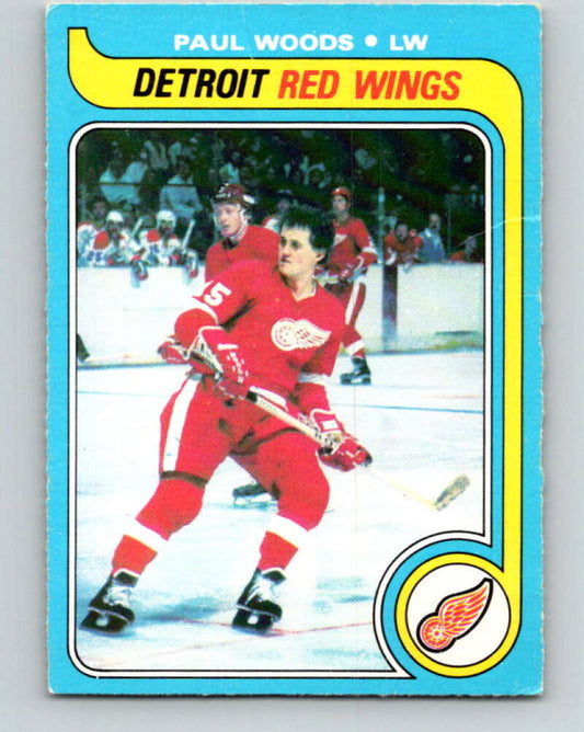 1979-80 O-Pee-Chee #48 Paul Woods  Detroit Red Wings  V17186