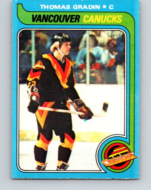 1979-80 O-Pee-Chee #53 Thomas Gradin  RC Rookie Vancouver Canucks  V17227
