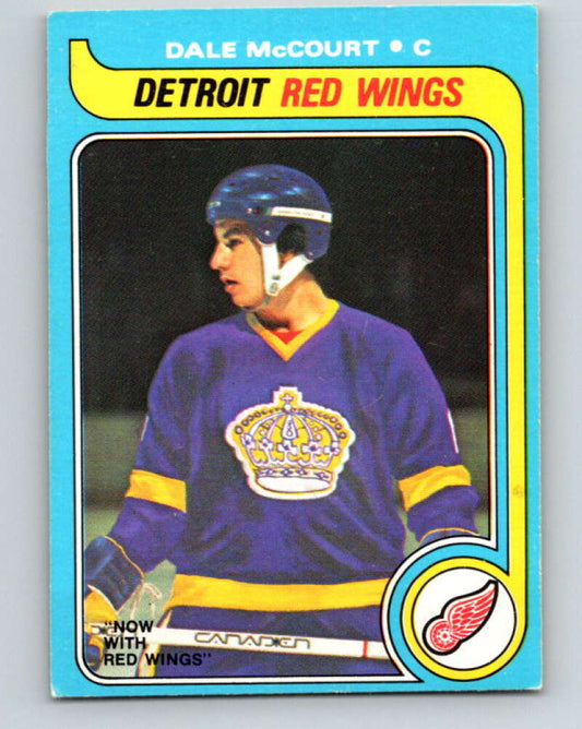 1979-80 O-Pee-Chee #63 Dale McCourt UER  Detroit Red Wings  V17316