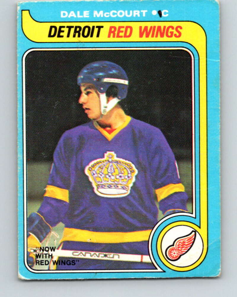 1979-80 O-Pee-Chee #63 Dale McCourt UER  Detroit Red Wings  V17322