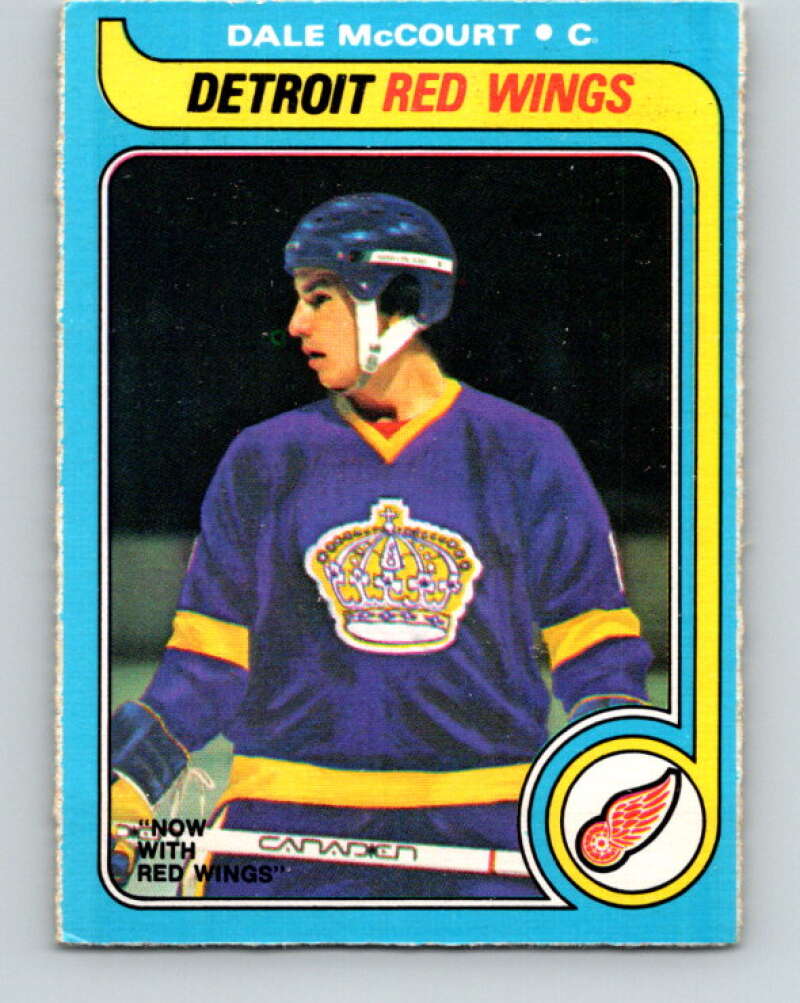 1979-80 O-Pee-Chee #63 Dale McCourt UER  Detroit Red Wings  V17324