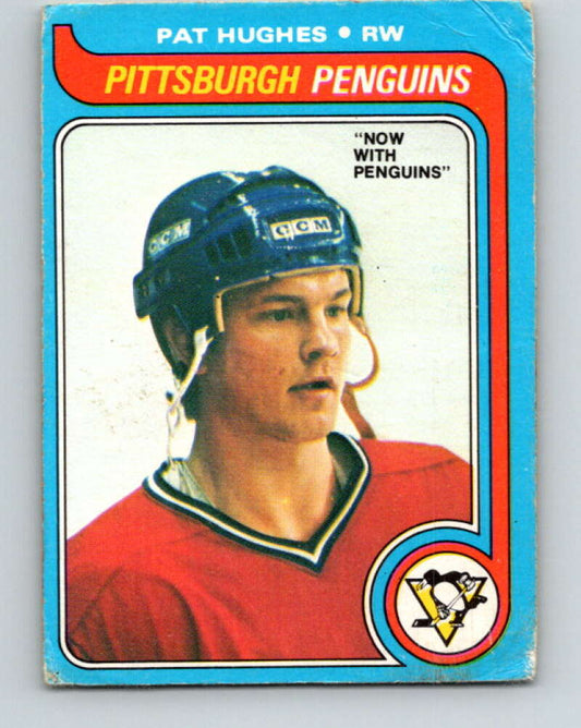 1979-80 O-Pee-Chee #65 Pat Hughes  RC Rookie Pittsburgh Penguins  V17344