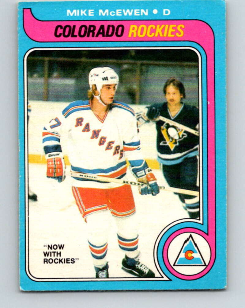 1979-80 O-Pee-Chee #66 Mike McEwen  Colorado Rockies  V17347