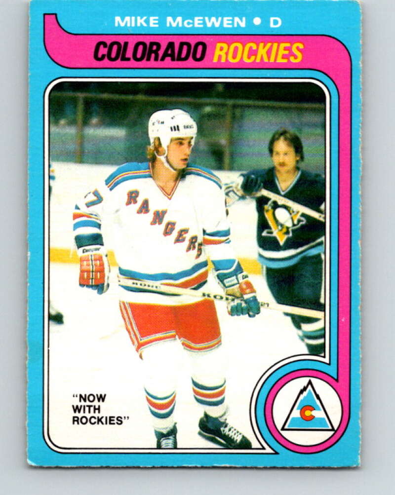 1979-80 O-Pee-Chee #66 Mike McEwen  Colorado Rockies  V17348