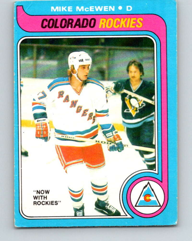 1979-80 O-Pee-Chee #66 Mike McEwen  Colorado Rockies  V17350