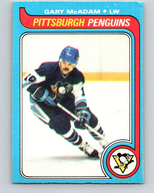 1979-80 O-Pee-Chee #72 Gary McAdam  Pittsburgh Penguins  V17392