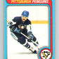 1979-80 O-Pee-Chee #72 Gary McAdam  Pittsburgh Penguins  V17393