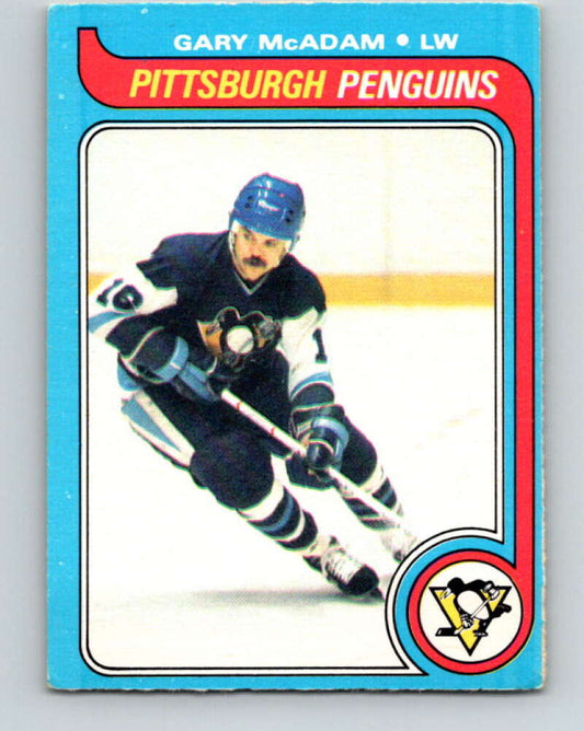 1979-80 O-Pee-Chee #72 Gary McAdam  Pittsburgh Penguins  V17394