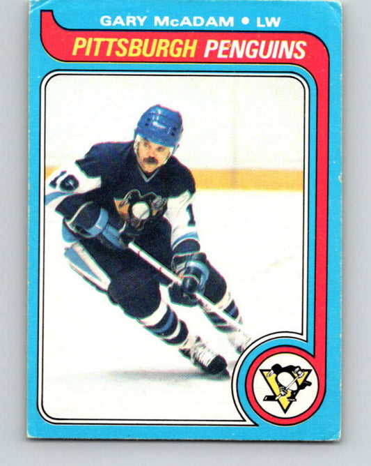1979-80 O-Pee-Chee #72 Gary McAdam  Pittsburgh Penguins  V17395