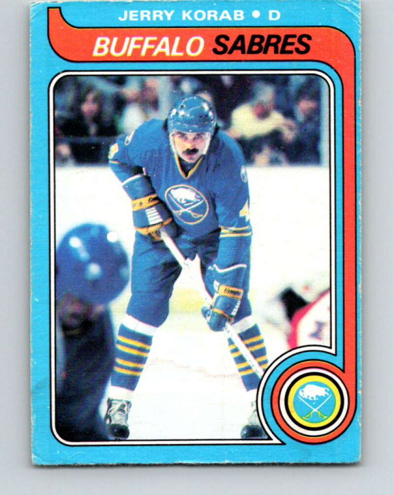 1979-80 O-Pee-Chee #74 Jerry Korab  Buffalo Sabres  V17407