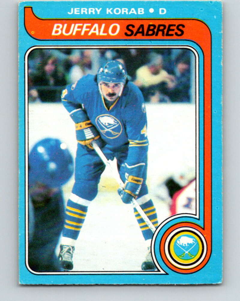 1979-80 O-Pee-Chee #74 Jerry Korab  Buffalo Sabres  V17409