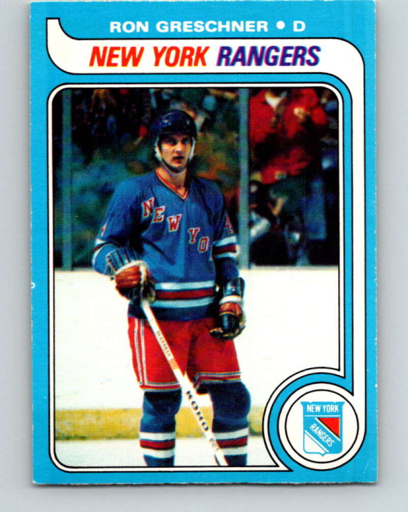1979-80 O-Pee-Chee #78 Ron Greschner  New York Rangers  V17431