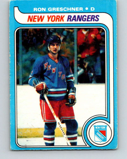 1979-80 O-Pee-Chee #78 Ron Greschner  New York Rangers  V17432