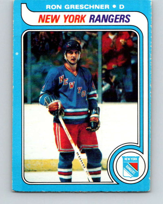1979-80 O-Pee-Chee #78 Ron Greschner  New York Rangers  V17433