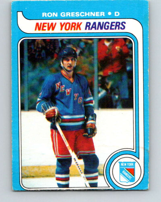 1979-80 O-Pee-Chee #78 Ron Greschner  New York Rangers  V17434