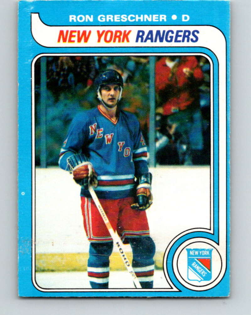 1979-80 O-Pee-Chee #78 Ron Greschner  New York Rangers  V17435