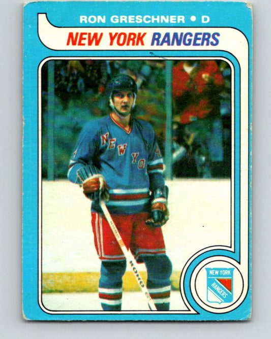 1979-80 O-Pee-Chee #78 Ron Greschner  New York Rangers  V17436