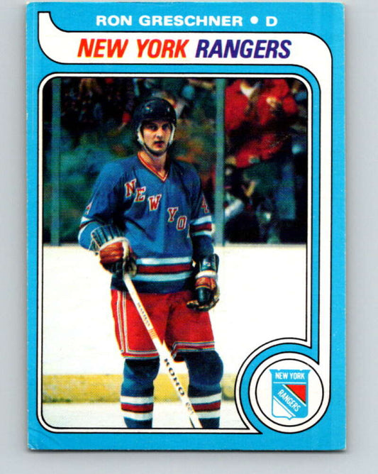 1979-80 O-Pee-Chee #78 Ron Greschner  New York Rangers  V17437