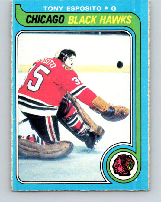 1979-80 O-Pee-Chee #80 Tony Esposito  Chicago Blackhawks  V17450