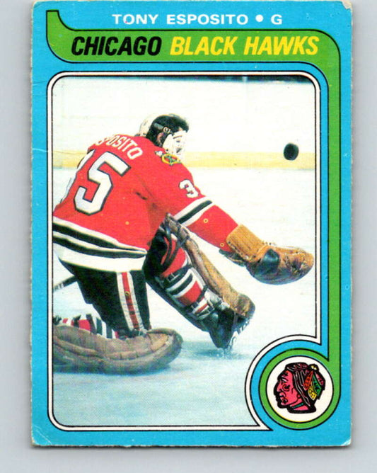 1979-80 O-Pee-Chee #80 Tony Esposito  Chicago Blackhawks  V17451