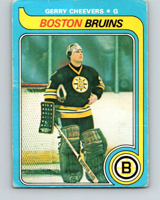 1979-80 O-Pee-Chee #85 Gerry Cheevers  Boston Bruins  V17501