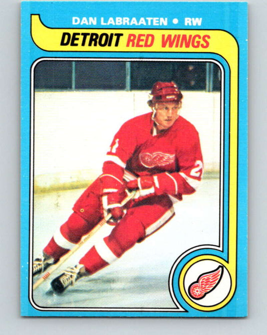 1979-80 O-Pee-Chee #92 Dan Labraaten  Detroit Red Wings  V17544