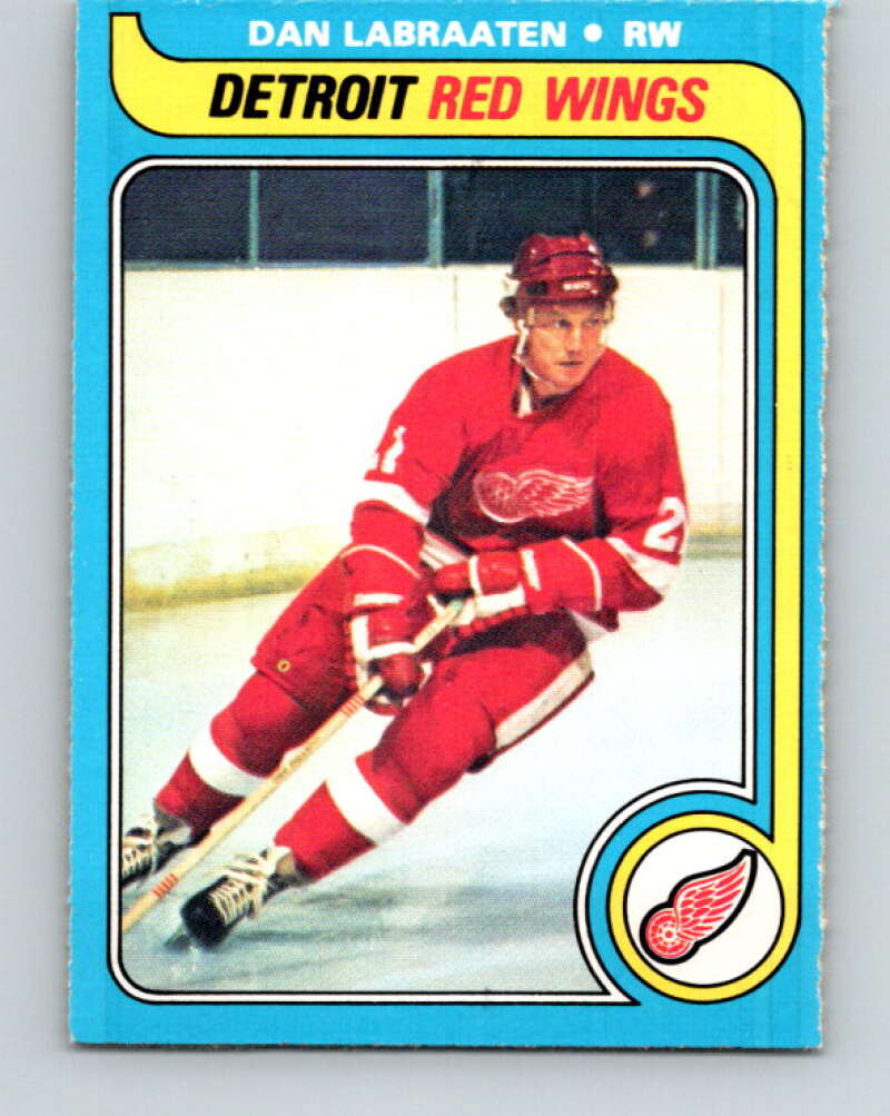 1979-80 O-Pee-Chee #92 Dan Labraaten  Detroit Red Wings  V17546