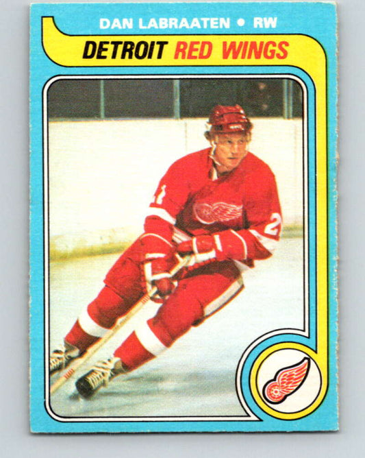 1979-80 O-Pee-Chee #92 Dan Labraaten  Detroit Red Wings  V17547