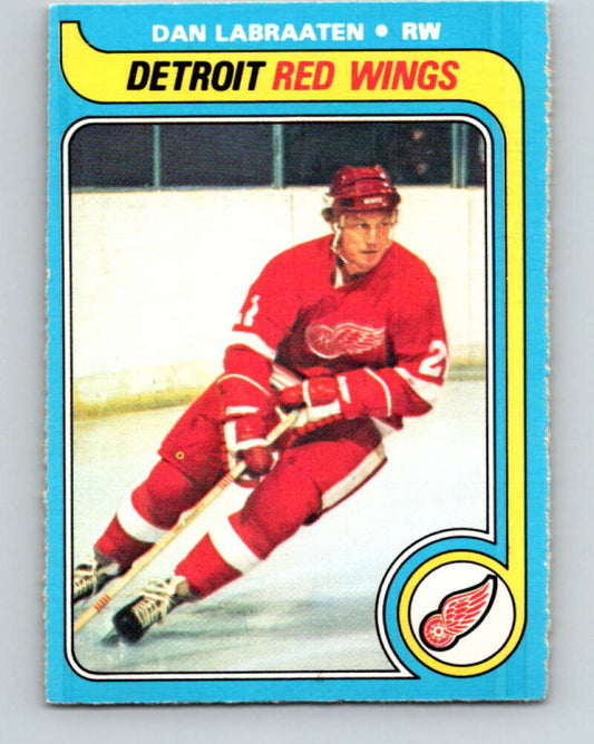 1979-80 O-Pee-Chee #92 Dan Labraaten  Detroit Red Wings  V17548