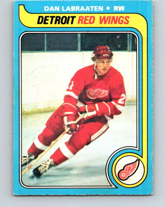 1979-80 O-Pee-Chee #92 Dan Labraaten  Detroit Red Wings  V17549