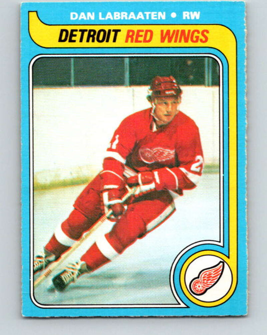 1979-80 O-Pee-Chee #92 Dan Labraaten  Detroit Red Wings  V17550