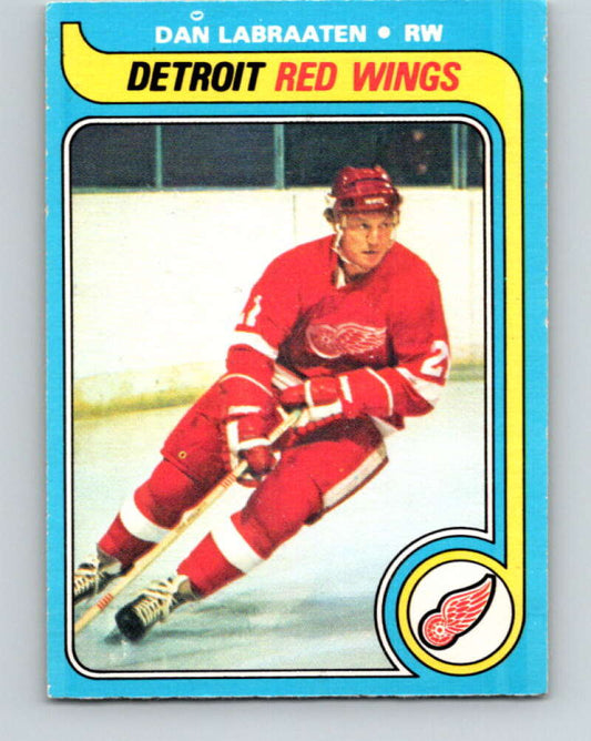 1979-80 O-Pee-Chee #92 Dan Labraaten  Detroit Red Wings  V17552