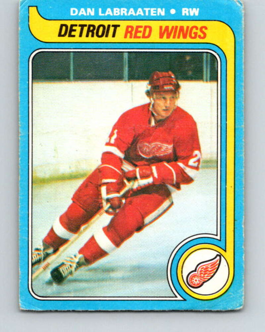 1979-80 O-Pee-Chee #92 Dan Labraaten  Detroit Red Wings  V17554
