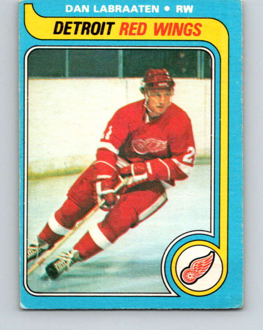 1979-80 O-Pee-Chee #92 Dan Labraaten  Detroit Red Wings  V17557