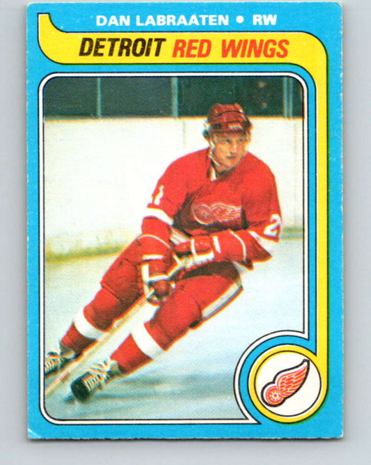 1979-80 O-Pee-Chee #92 Dan Labraaten  Detroit Red Wings  V17558