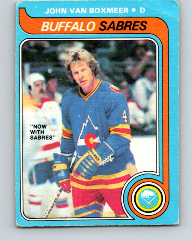 1979-80 O-Pee-Chee #96 John Van Boxmeer  Buffalo Sabres  V17591