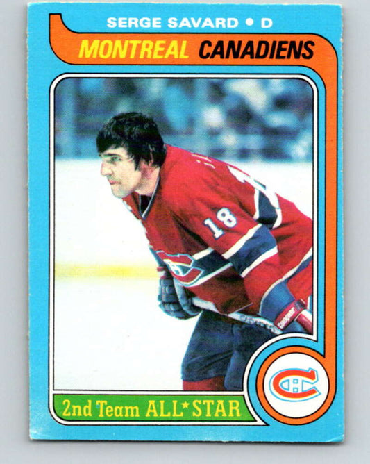 1979-80 O-Pee-Chee #101 Serge Savard UER AS  Montreal Canadiens  V17644