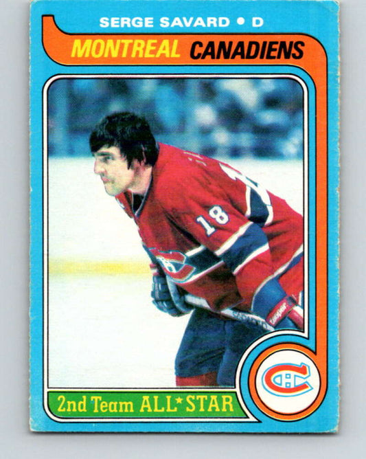 1979-80 O-Pee-Chee #101 Serge Savard UER AS  Montreal Canadiens  V17645