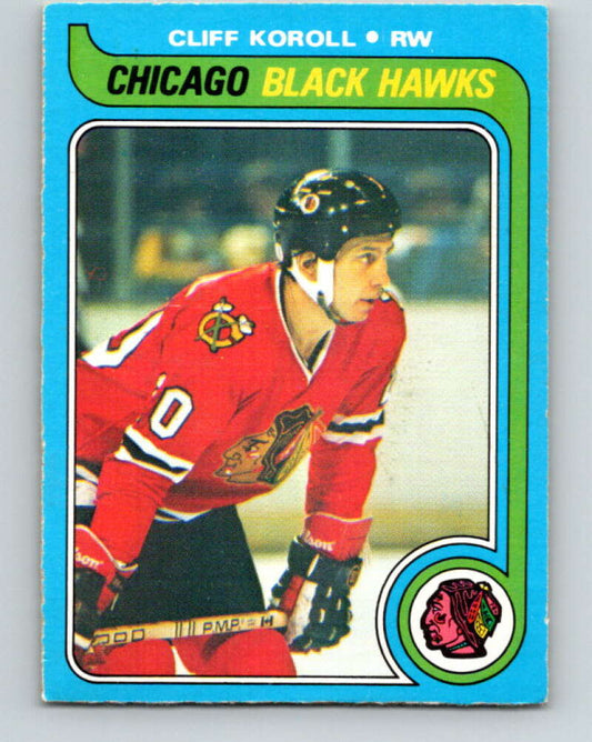 1979-80 O-Pee-Chee #102 Cliff Koroll  Chicago Blackhawks  V17652