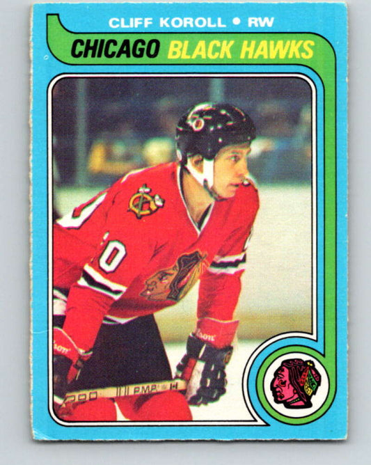 1979-80 O-Pee-Chee #102 Cliff Koroll  Chicago Blackhawks  V17658