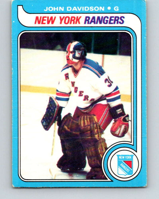 1979-80 O-Pee-Chee #110 John Davidson  New York Rangers  V17723