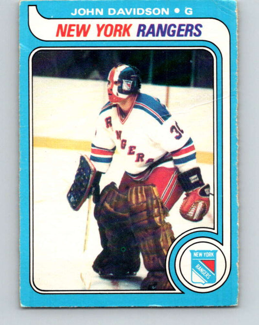1979-80 O-Pee-Chee #110 John Davidson  New York Rangers  V17725