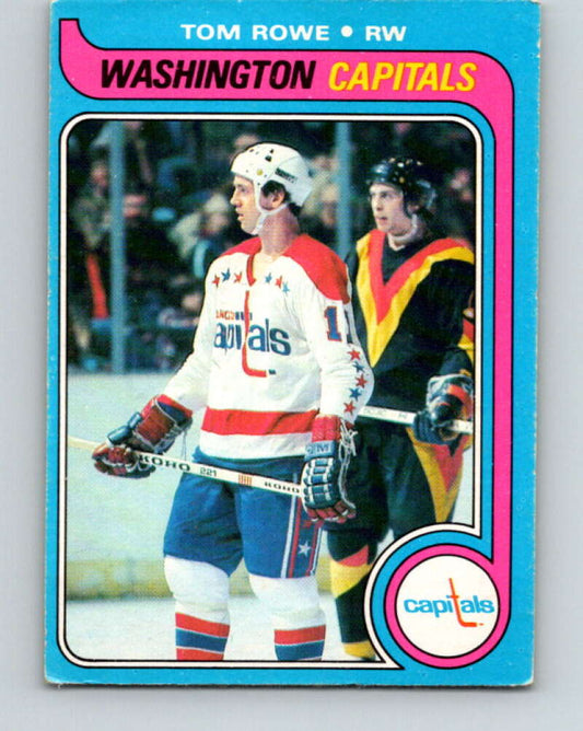 1979-80 O-Pee-Chee #113 Tom Rowe  RC Rookie Washington Capitals  V17753
