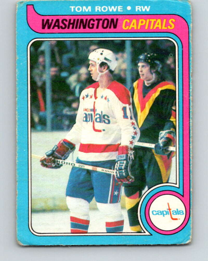 1979-80 O-Pee-Chee #113 Tom Rowe  RC Rookie Washington Capitals  V17756