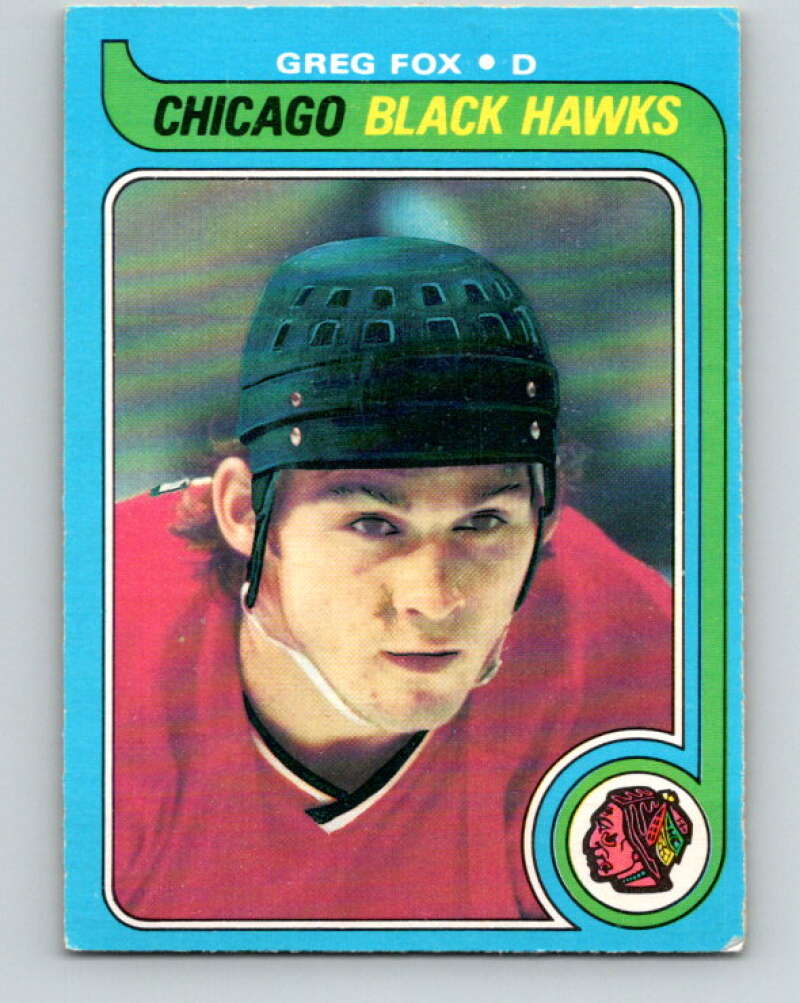 1979-80 O-Pee-Chee #116 Greg Fox  RC Rookie Chicago Blackhawks  V17783