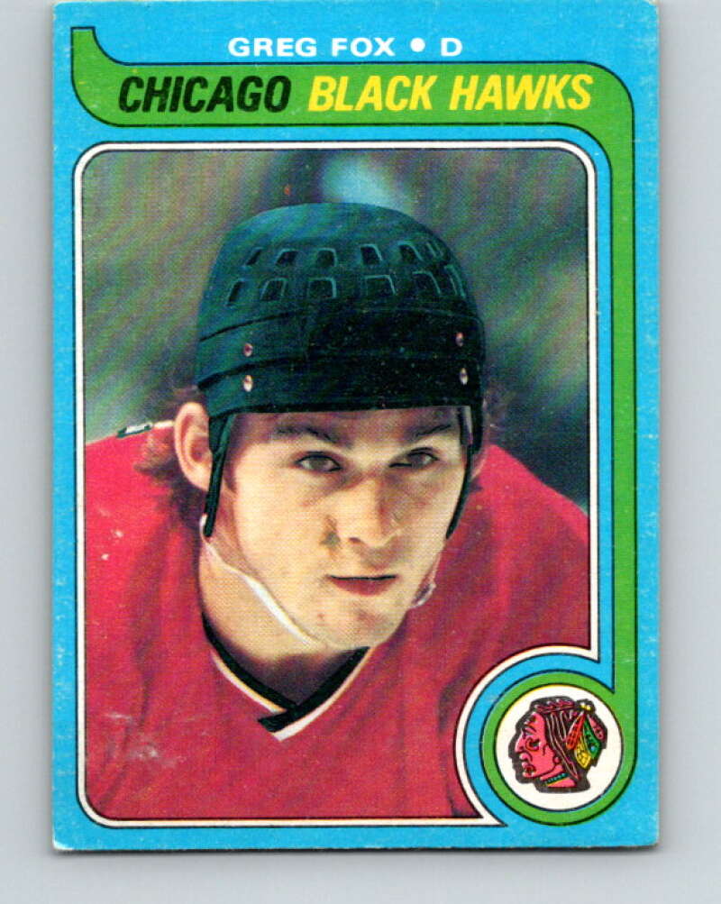 1979-80 O-Pee-Chee #116 Greg Fox  RC Rookie Chicago Blackhawks  V17784