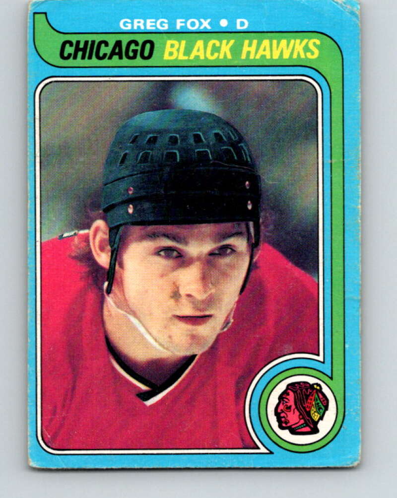 1979-80 O-Pee-Chee #116 Greg Fox  RC Rookie Chicago Blackhawks  V17786