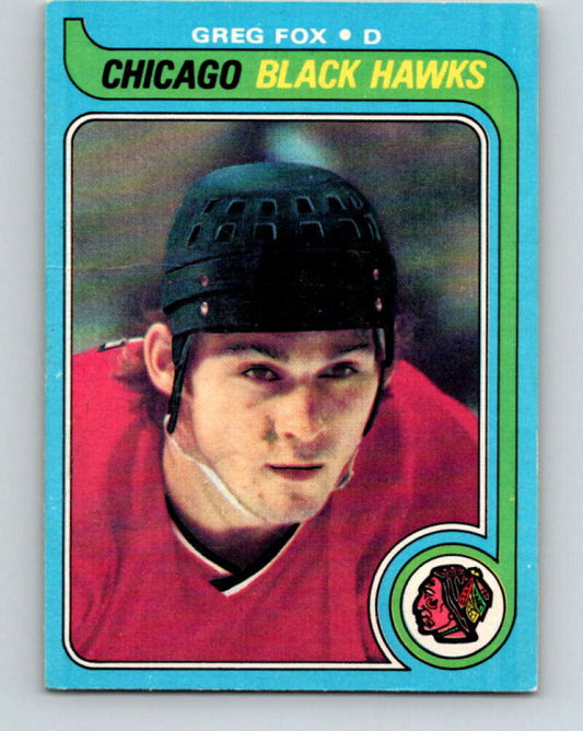 1979-80 O-Pee-Chee #116 Greg Fox  RC Rookie Chicago Blackhawks  V17787